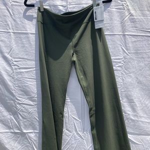 NWT Under Armour Olive Green Flare Yoga Pant